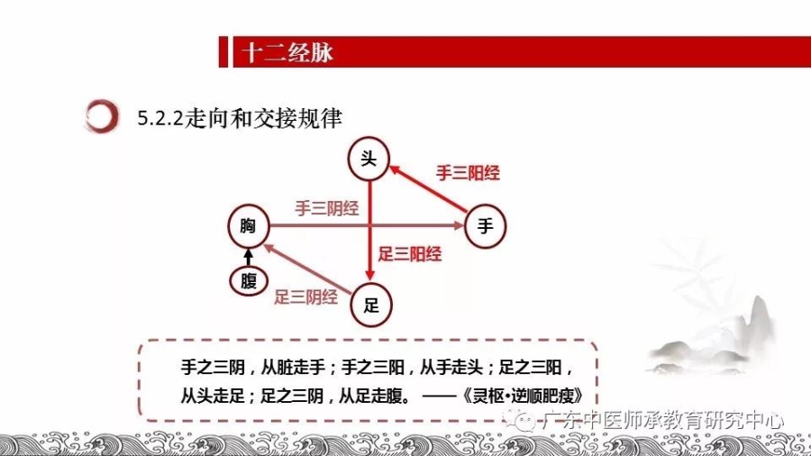 中医师承-十二经脉